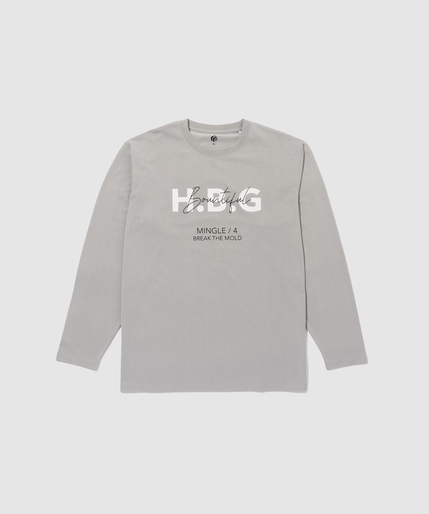  T-GRAPHICS ロゴデザイン長袖Tシャツ メンズ