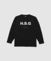  T-GRAPHICS ロゴデザイン長袖Tシャツ メンズ