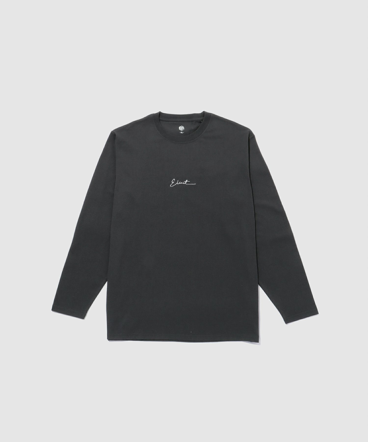 T-GRAPHICS ワンポイント刺繍長袖Tシャツ メンズ