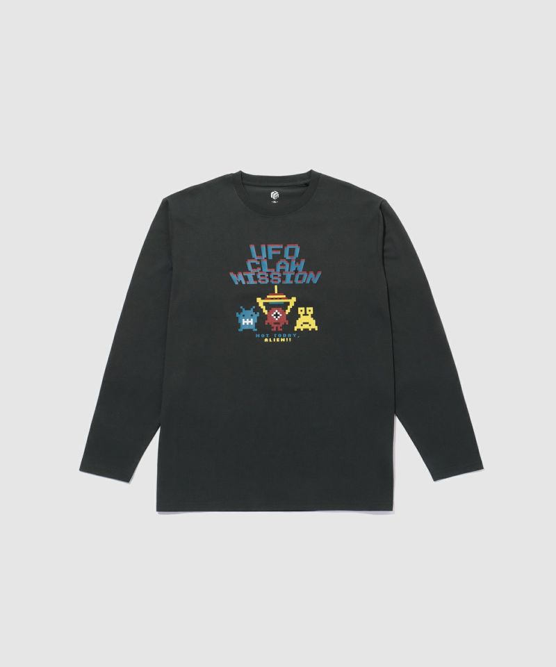 T-GRAPHICS  ゲームデザイン長袖Tシャツ メンズ商品画像-1