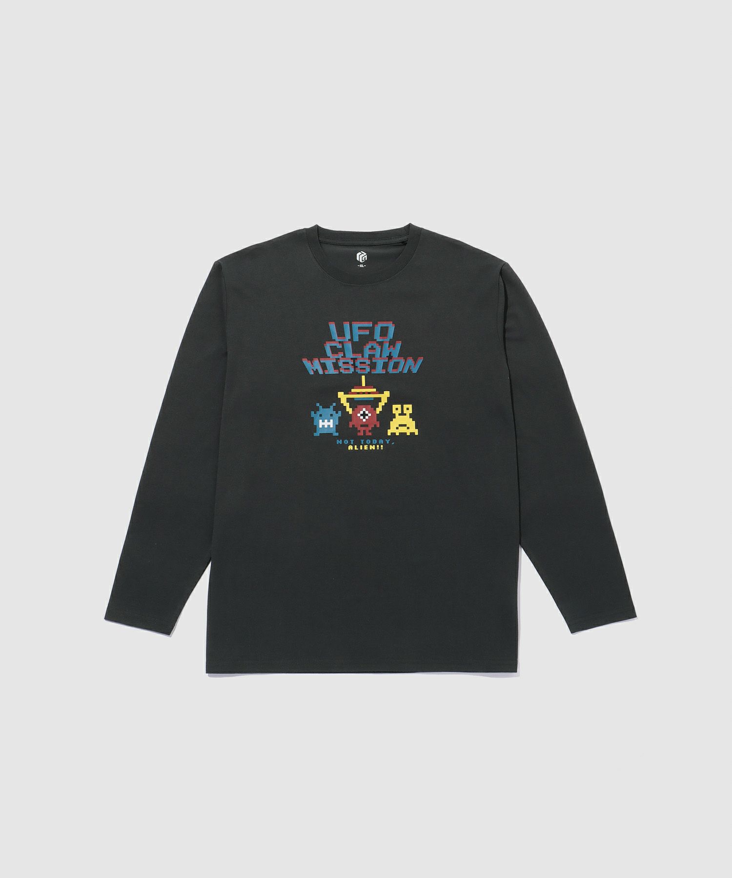 T-GRAPHICS  ゲームデザイン長袖Tシャツ メンズ商品画像-1