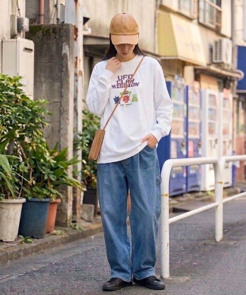 T-GRAPHICS ゲームデザイン長袖Tシャツ メンズ