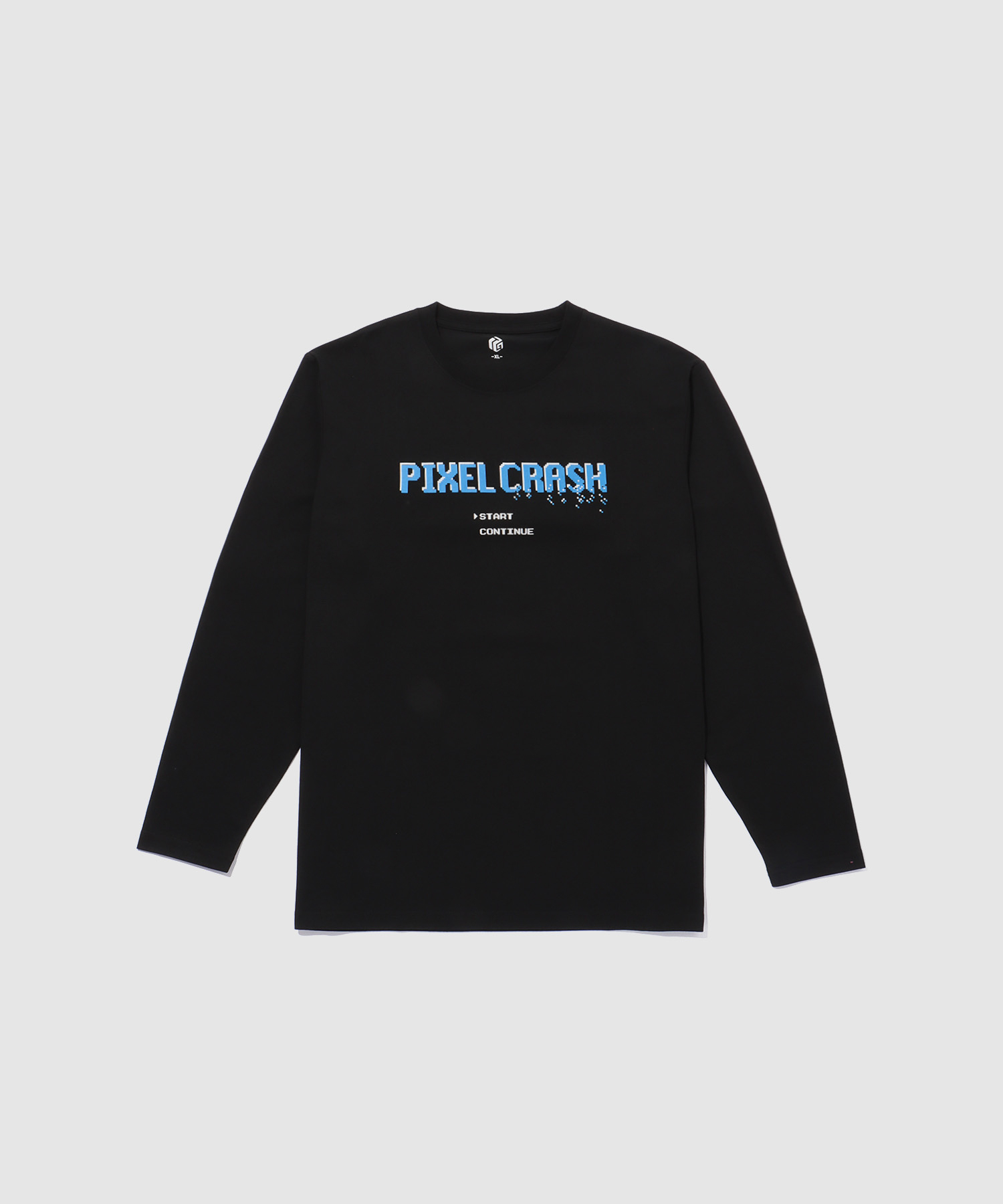 T-GRAPHICS ゲームデザイン長袖Tシャツ メンズ