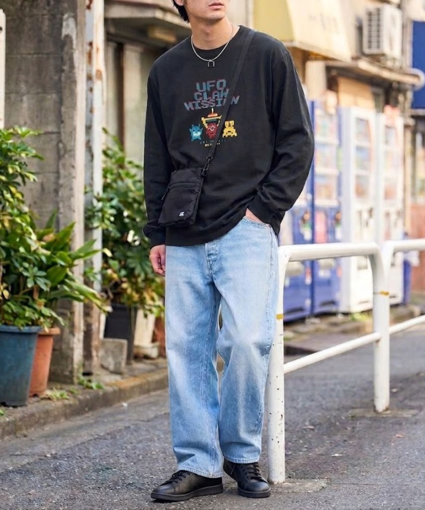 T-GRAPHICS  ゲームデザイン長袖Tシャツ メンズ商品サムネイル-3