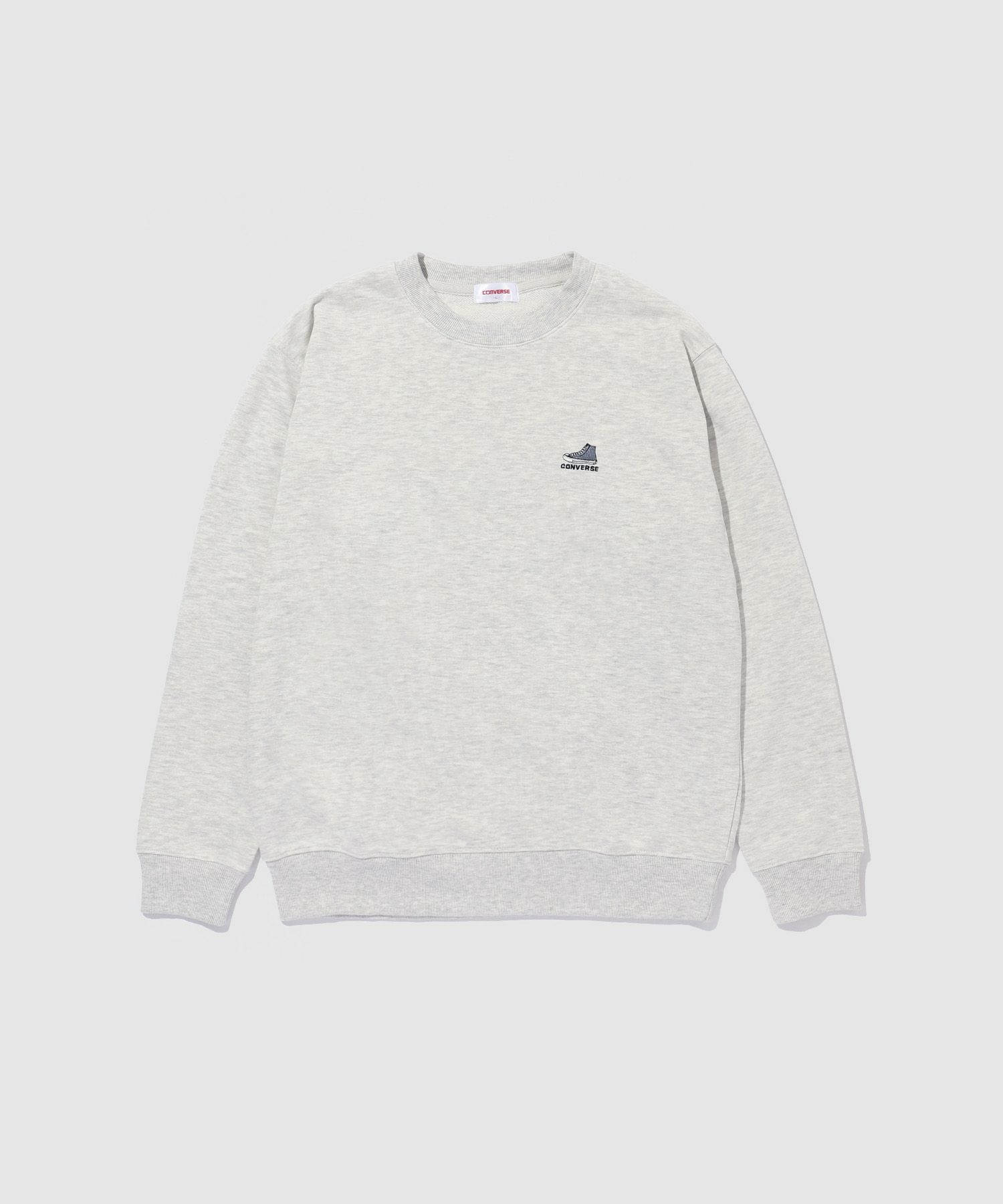 CONVERSE  裏毛ワンポイント刺繍スウェット メンズ商品画像-2
