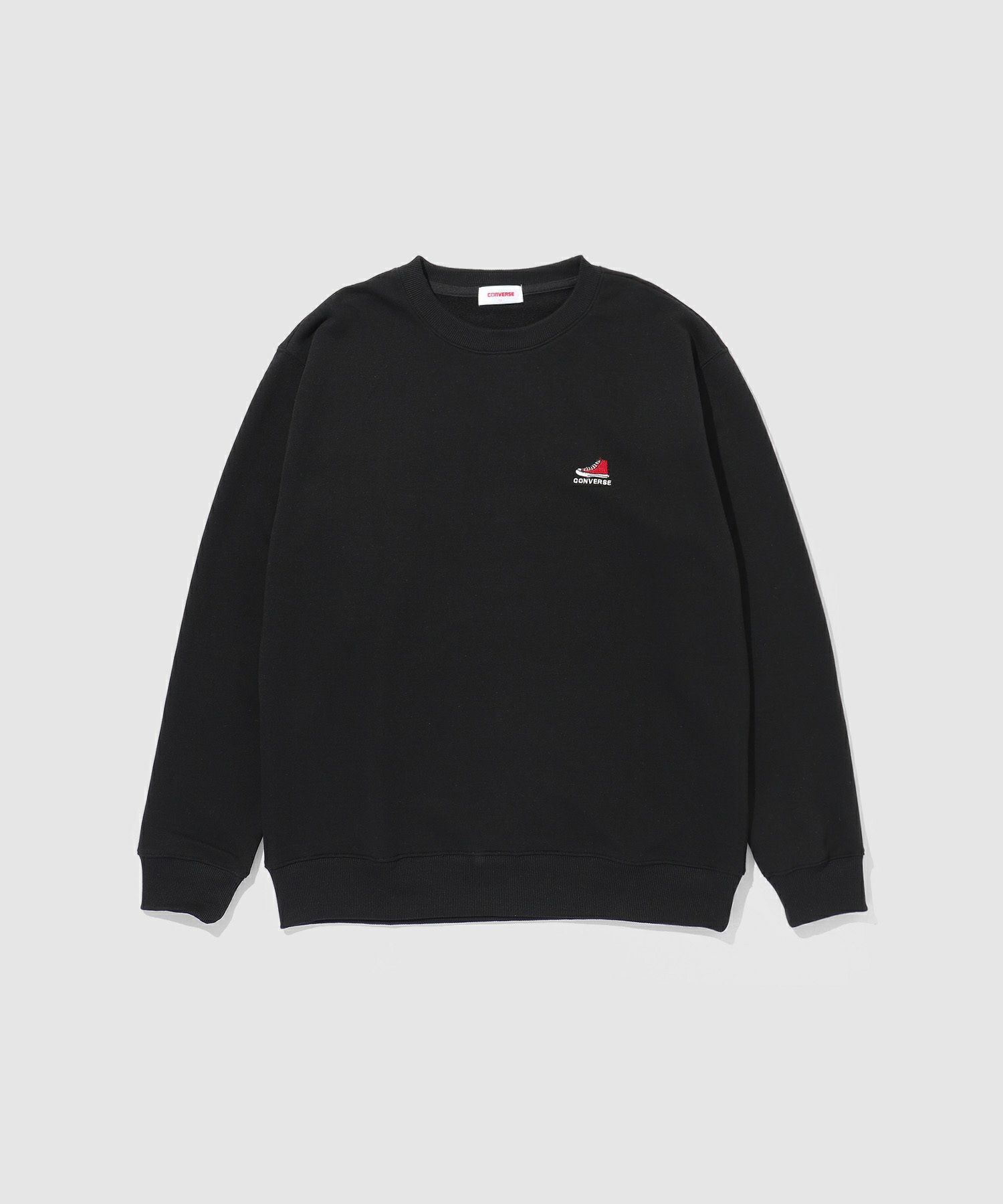 CONVERSE  裏毛ワンポイント刺繍スウェット メンズ商品画像-3