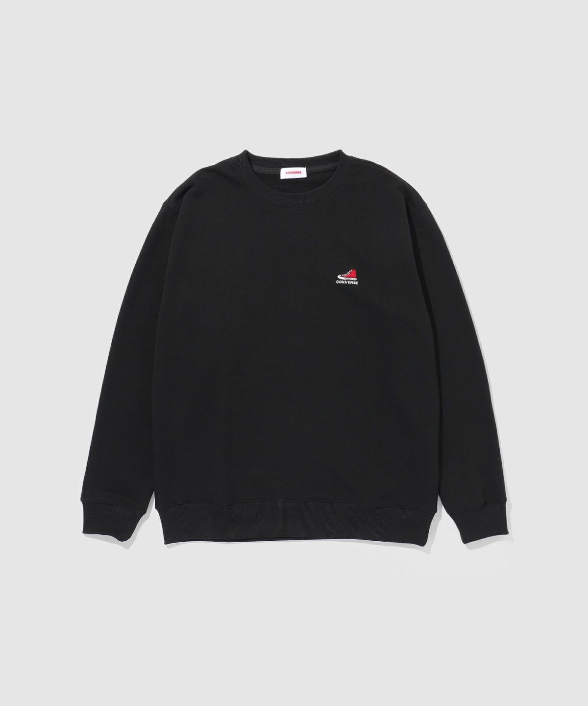 CONVERSE 裏毛ワンポイント刺繍スウェット メンズ