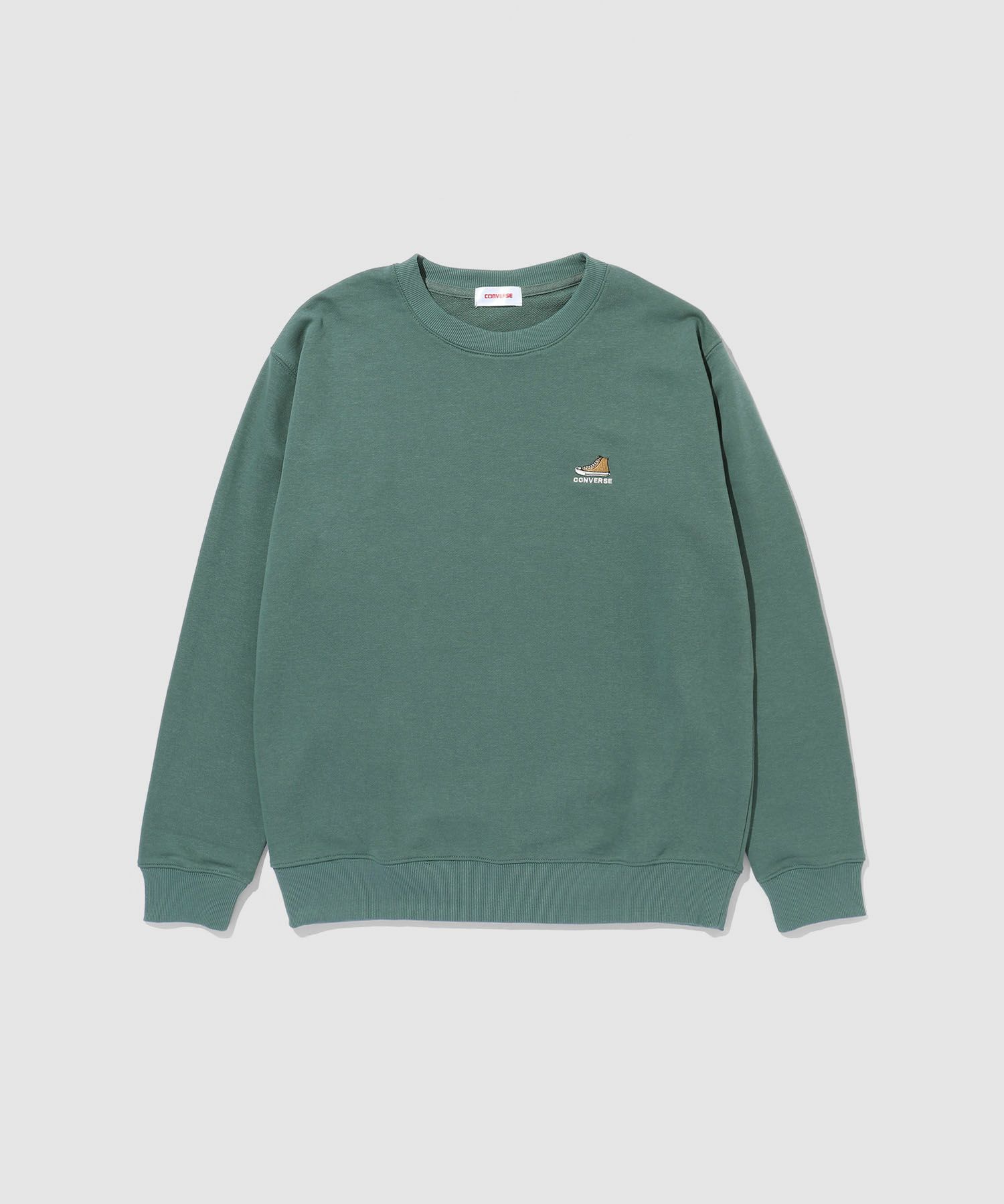 CONVERSE  裏毛ワンポイント刺繍スウェット メンズ商品画像-4