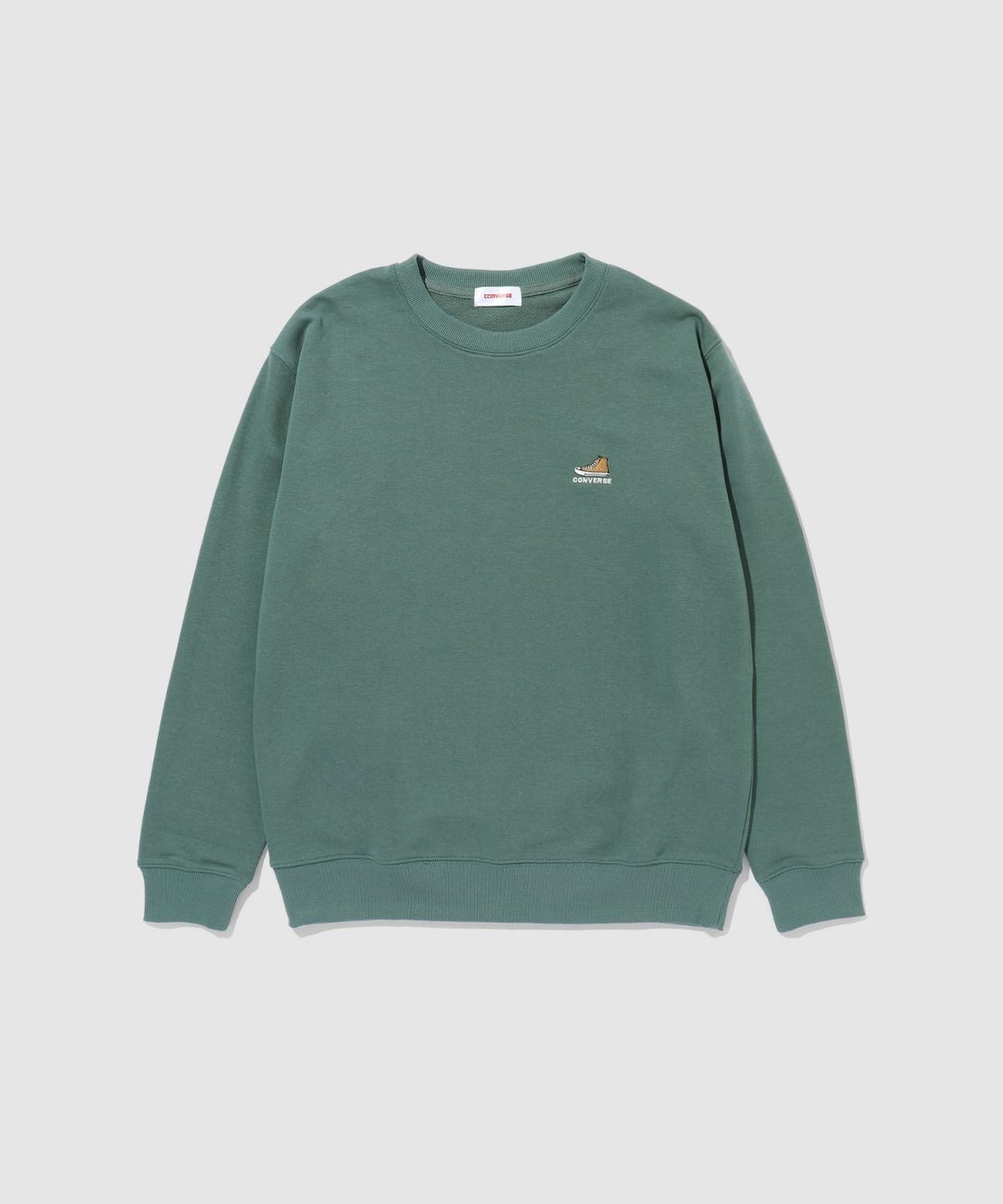 CONVERSE 裏毛ワンポイント刺繍スウェット メンズ