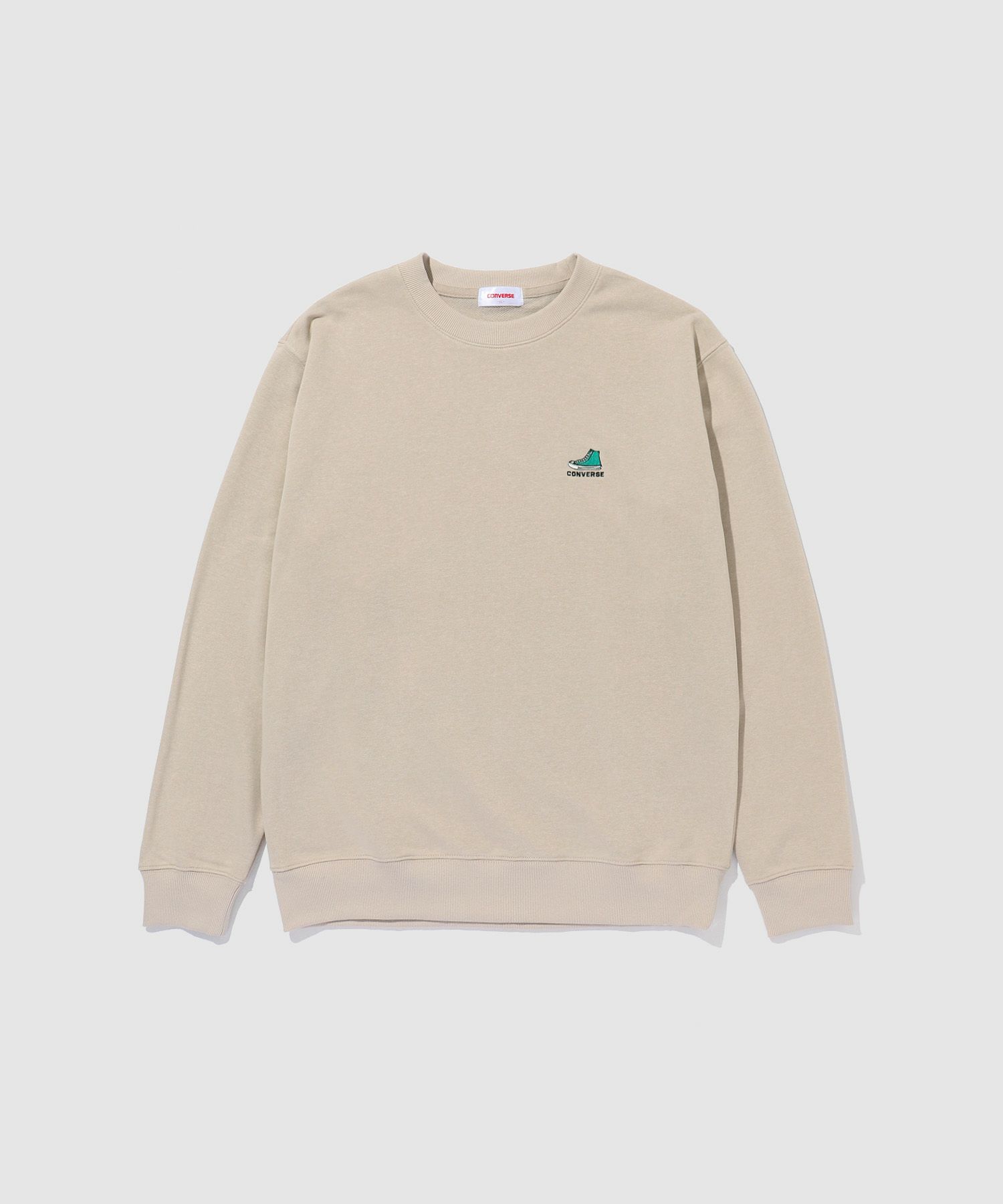 CONVERSE  裏毛ワンポイント刺繍スウェット メンズ商品画像-5