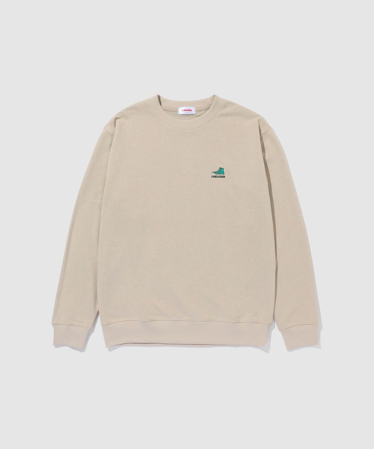 CONVERSE 裏毛ワンポイント刺繍スウェット メンズ
