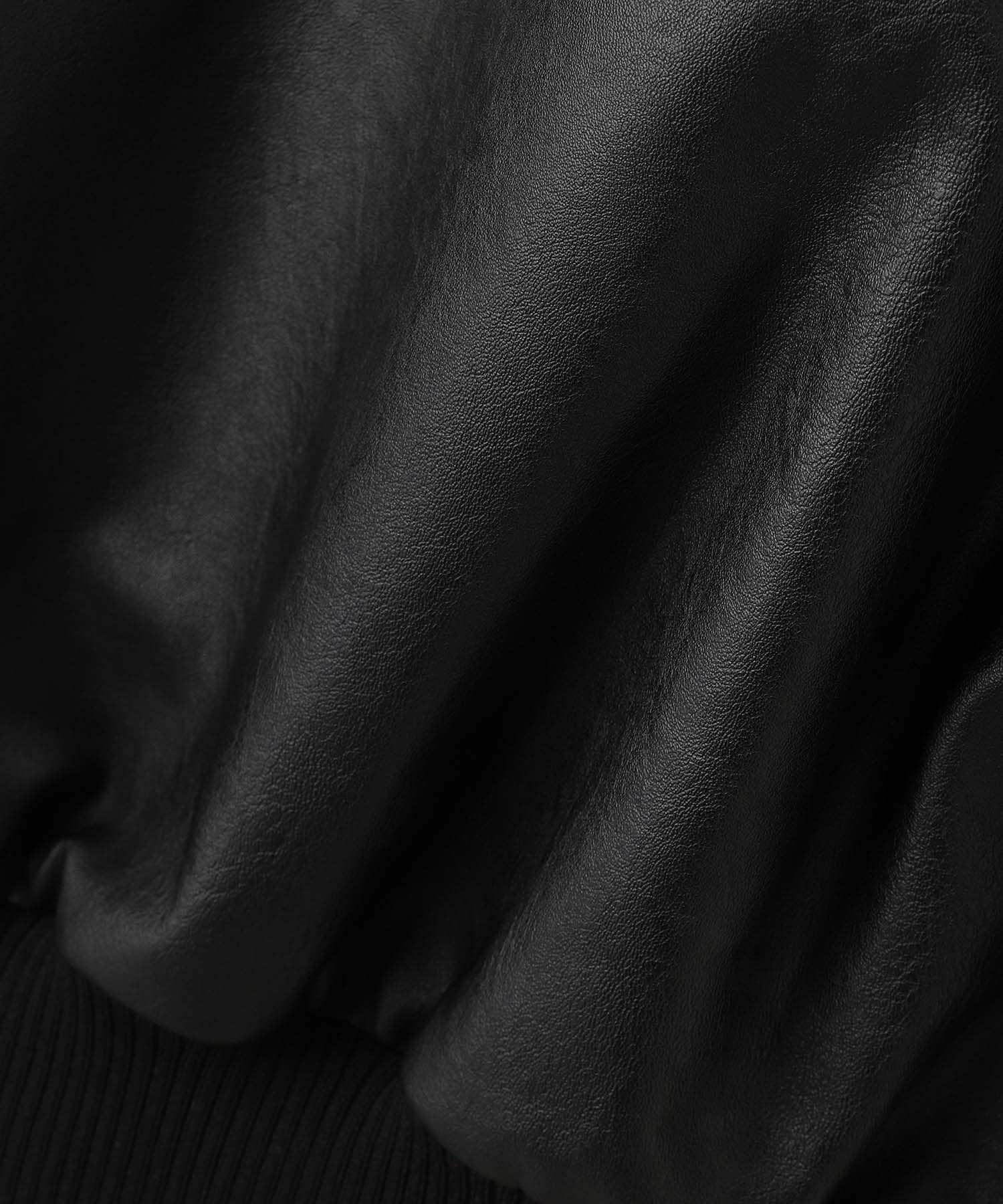 nAvy  レザー調ブルゾン レディース商品画像-24