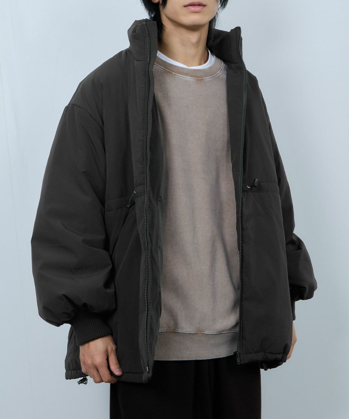 nAvy 中綿スタンドコート レディース