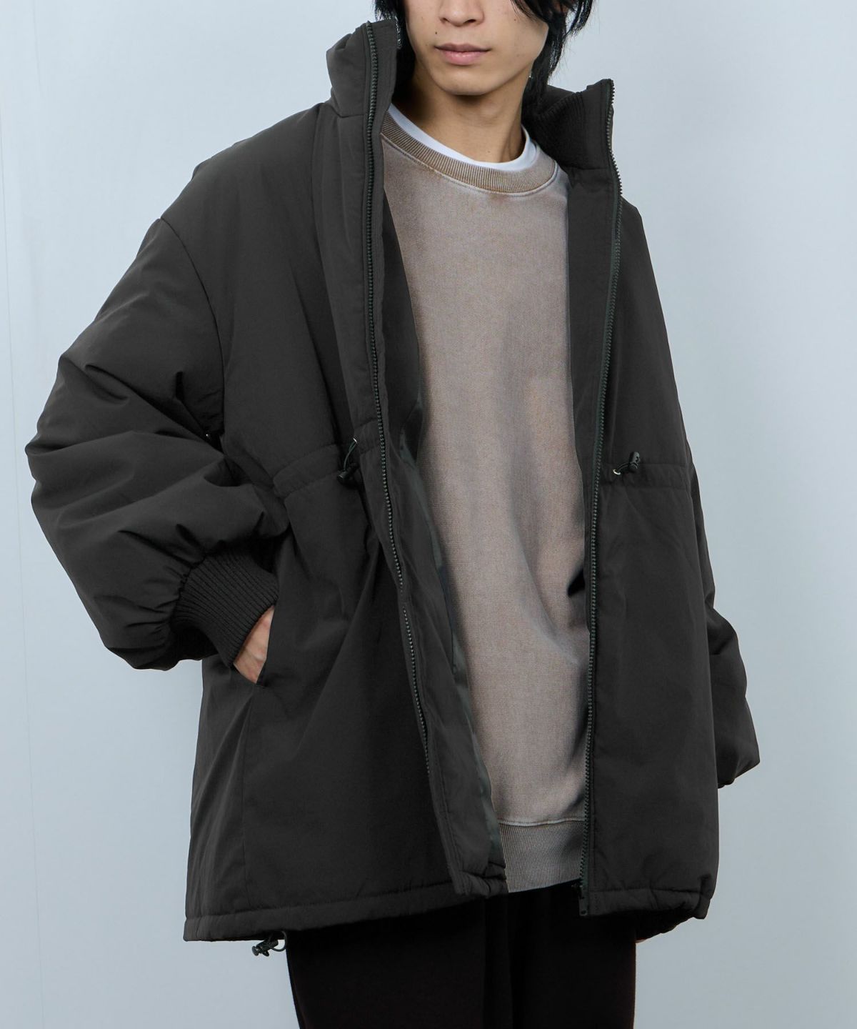 nAvy 中綿スタンドコート レディース