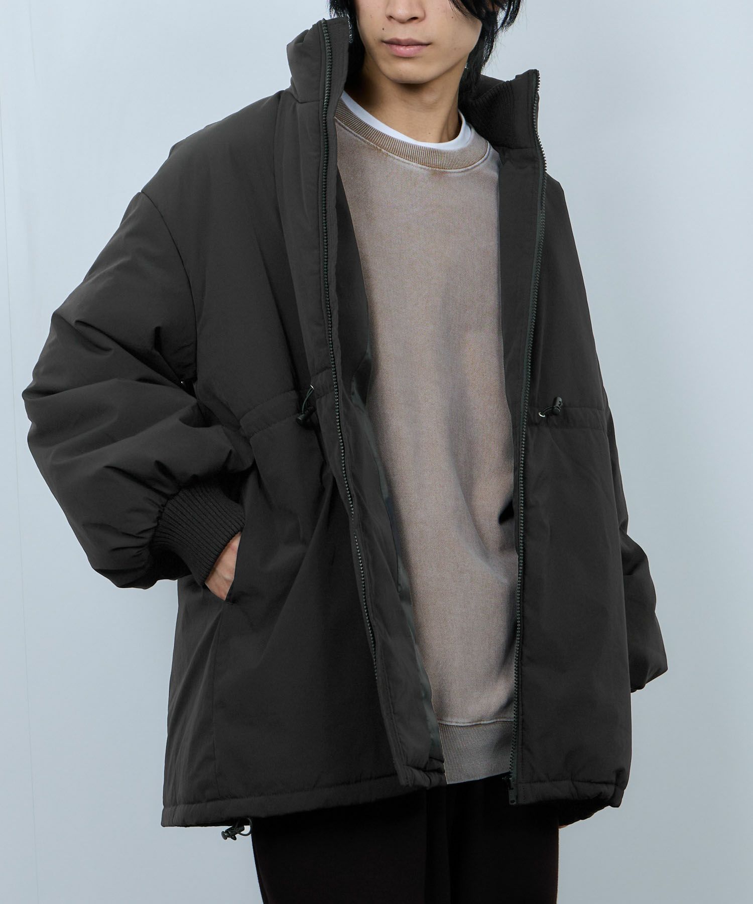 nAvy 中綿スタンドコート レディース