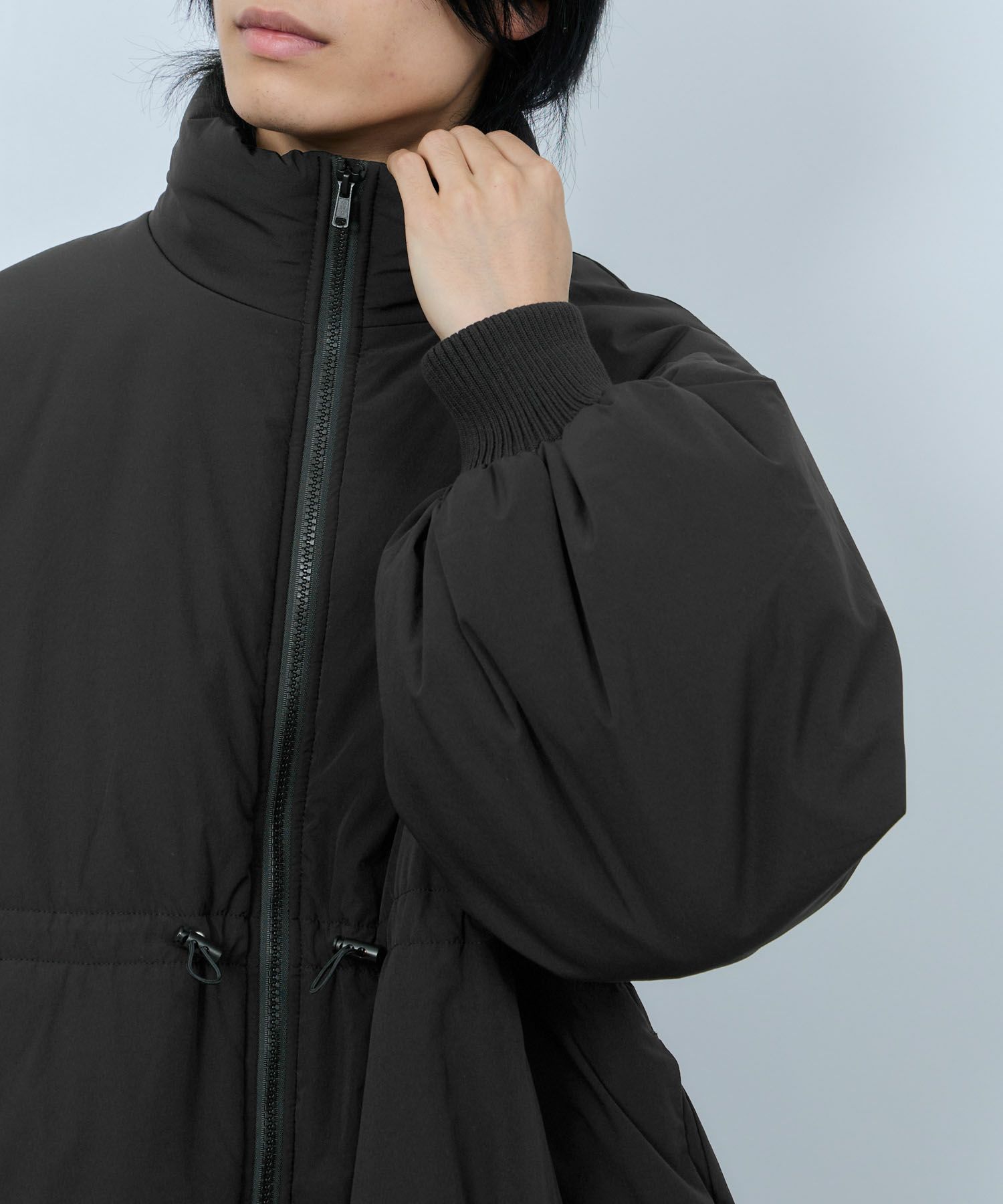 [値下げ]NAVY 中綿スタンドコート レディース商品画像-8