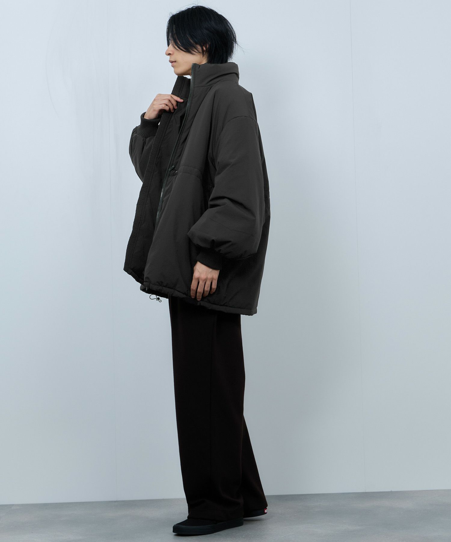 nAvy 中綿スタンドコート レディース