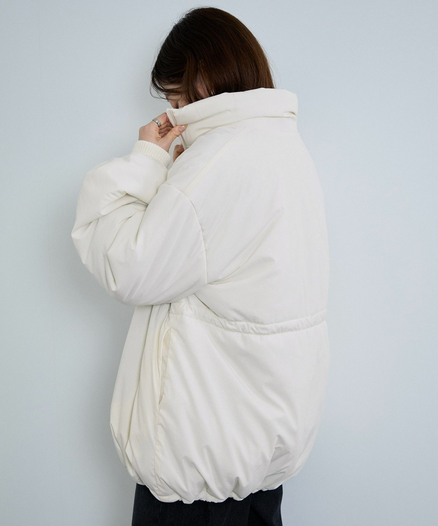 nAvy 中綿スタンドコート レディース