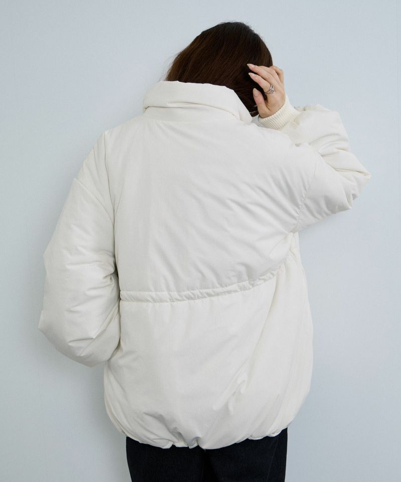 [値下げ]NAVY 中綿スタンドコート レディース商品画像-17