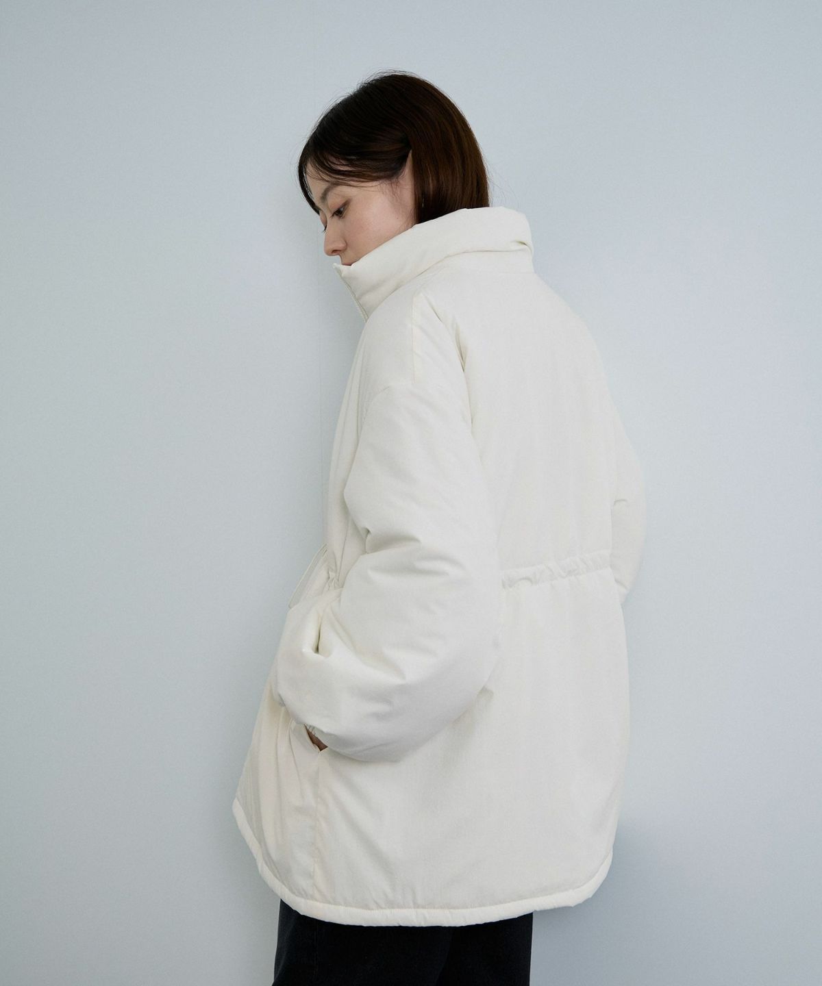 nAvy 中綿スタンドコート レディース