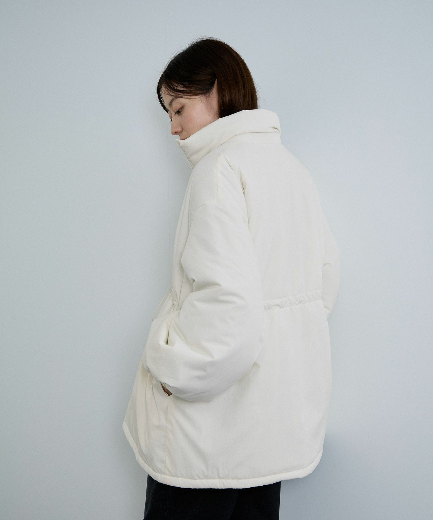 nAvy 中綿スタンドコート レディース