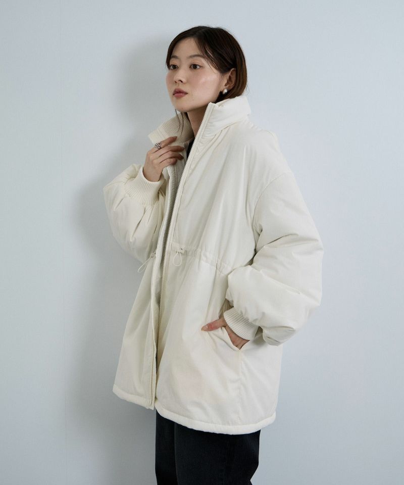 [値下げ]NAVY 中綿スタンドコート レディース商品画像-23