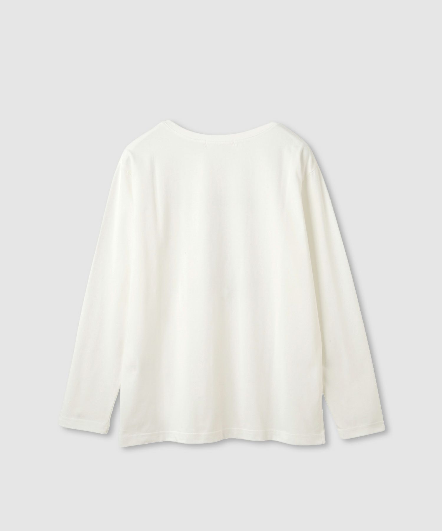 Idnes  箔ロゴプリントロングスリーブTシャツ レディース メール便 対応商品商品画像-4