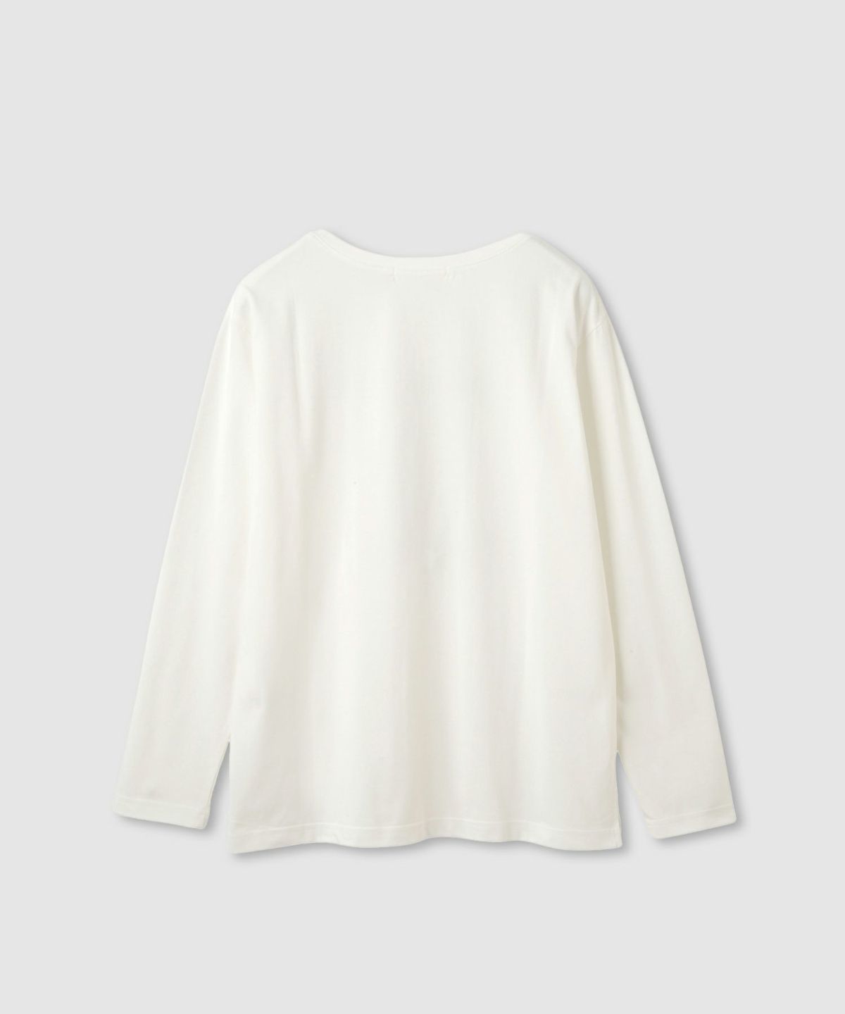 Idnes 箔ロゴプリントロングスリーブTシャツ レディース メール便 対応商品