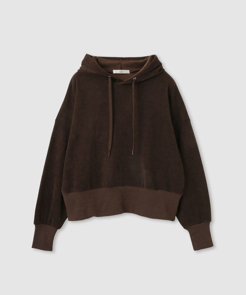 [値下げ]Idnes ベロアサーマルパーカー レディース商品画像-3