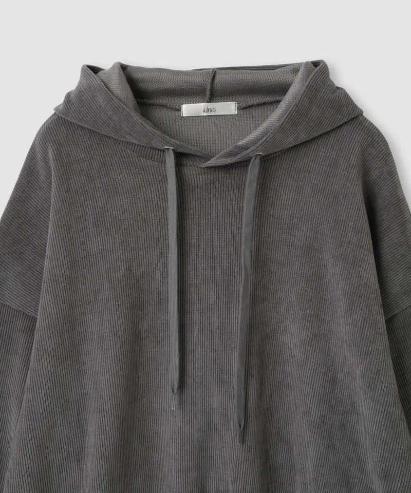 [値下げ]Idnes ベロアサーマルパーカー レディース商品画像-5