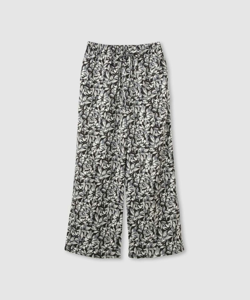 Idnes フラワー柄プリントイージーパンツ レディース商品画像-1