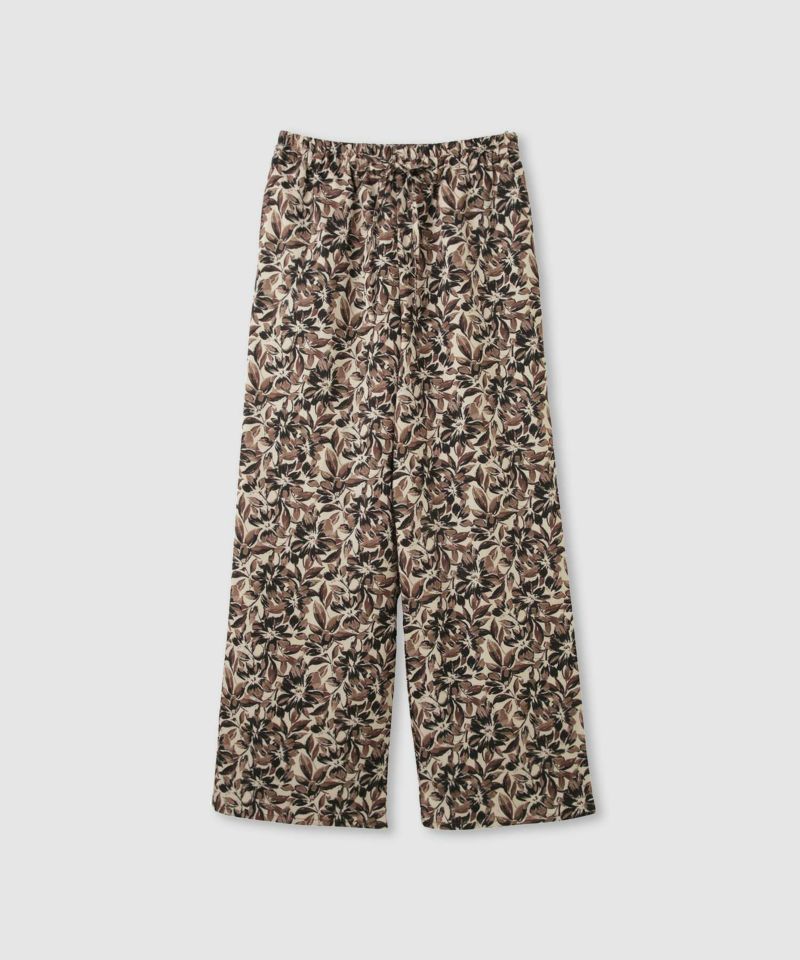 Idnes  フラワー柄プリントイージーパンツ レディース商品画像-2