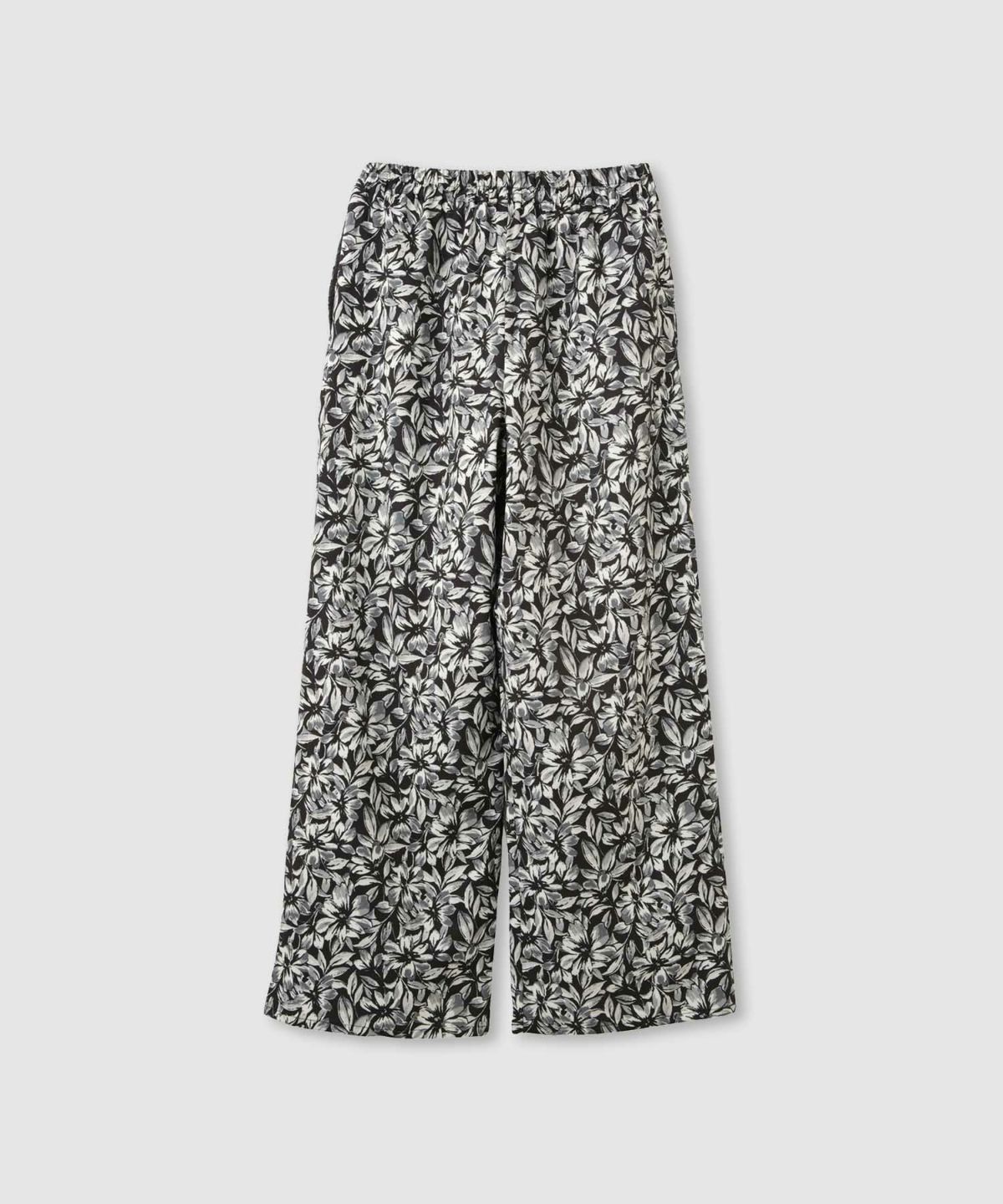 Idnes フラワー柄プリントイージーパンツ レディース