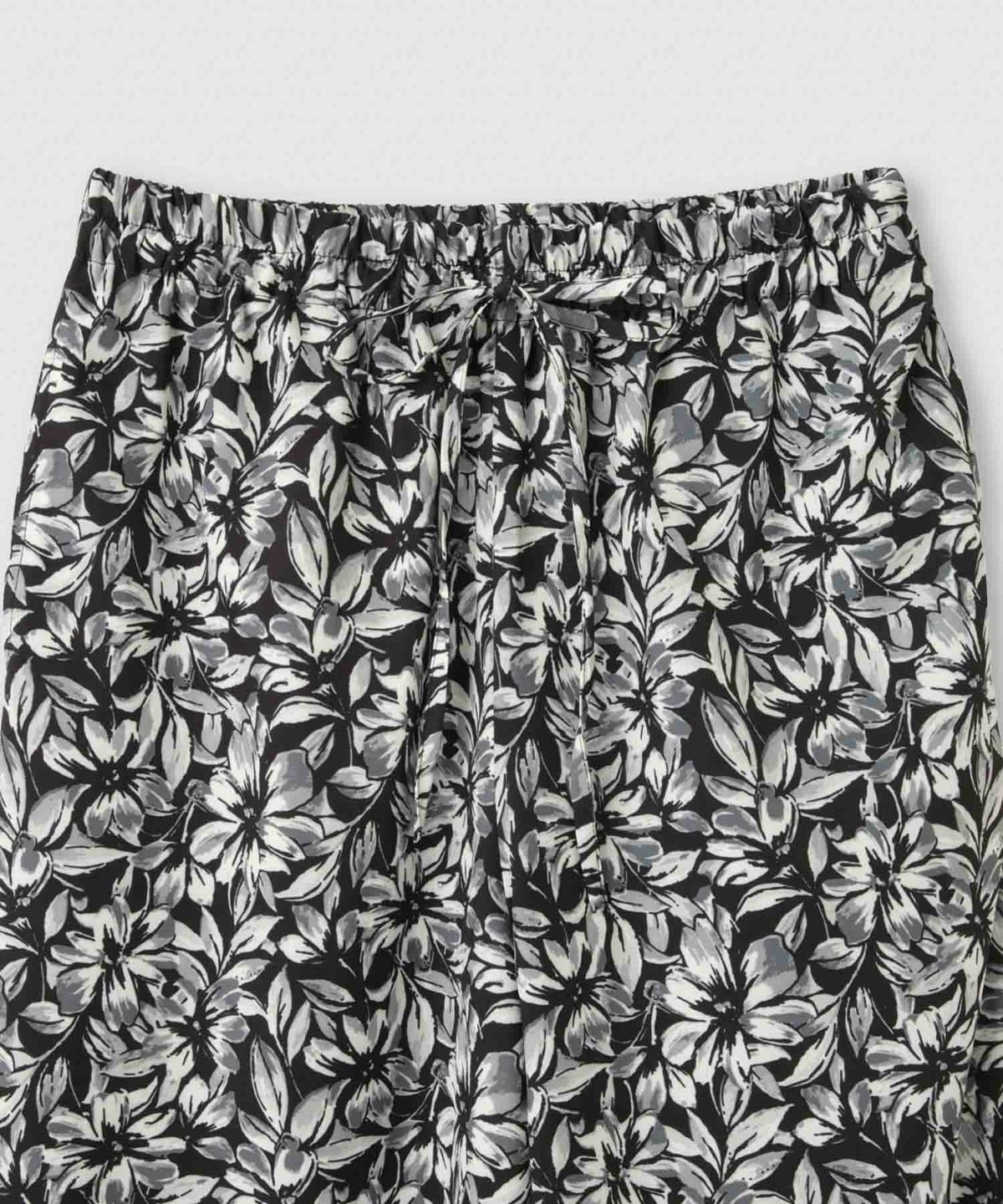 Idnes フラワー柄プリントイージーパンツ レディース