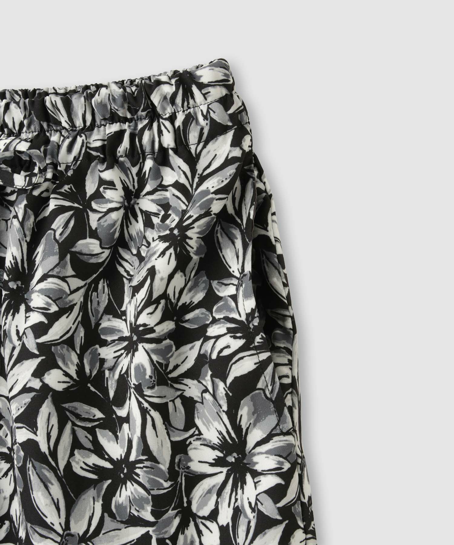 Idnes  フラワー柄プリントイージーパンツ レディース商品画像-5