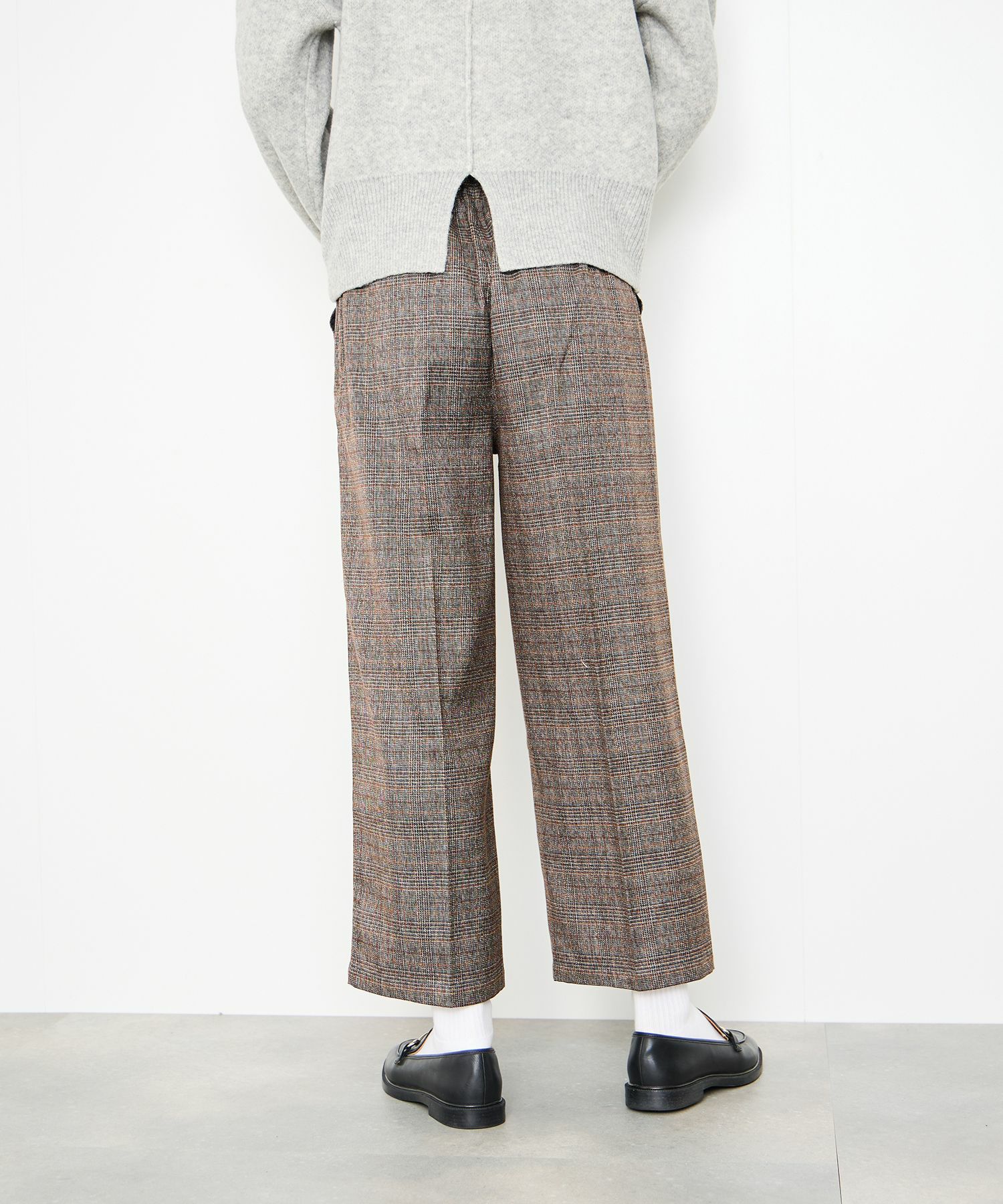 Idnes  グレンチェックパンツ レディース商品画像-4