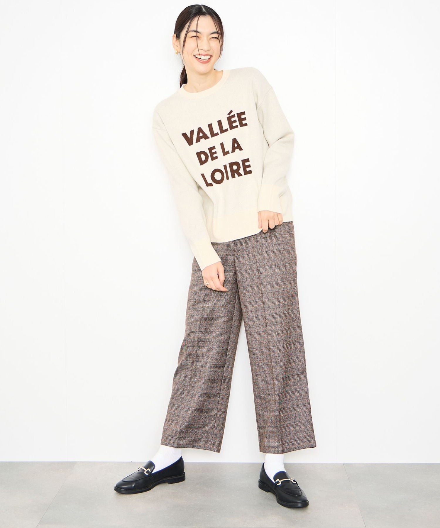 Idnes  グレンチェックパンツ レディース商品サムネイル-5