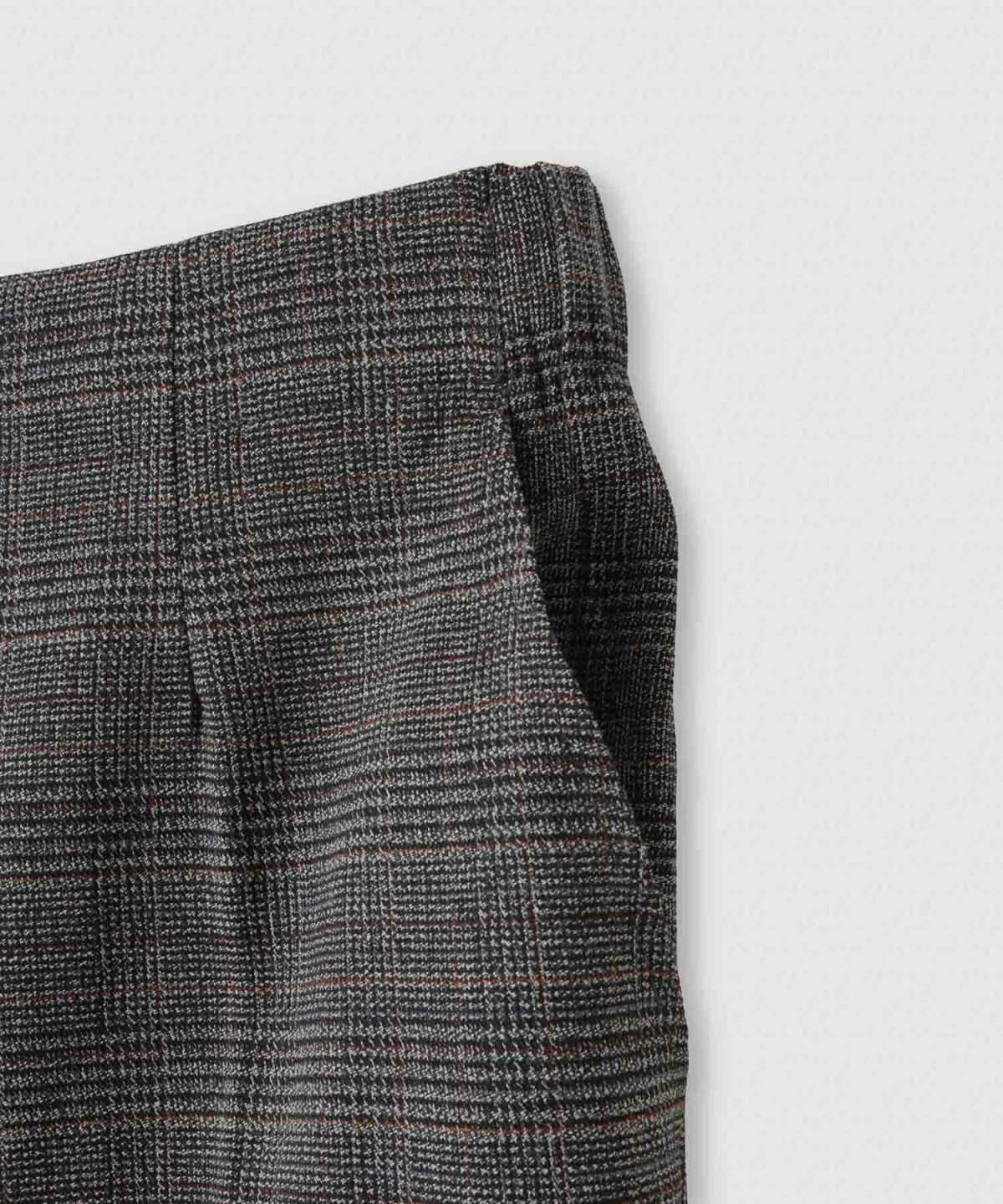 Idnes グレンチェックパンツ レディース