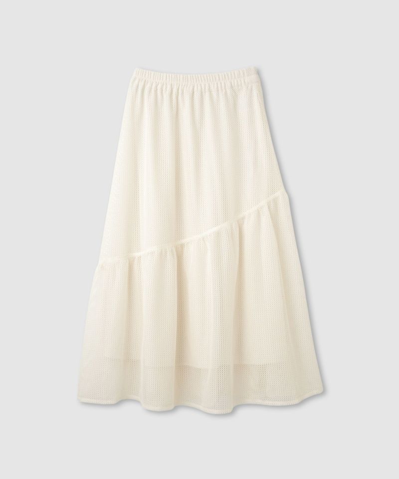 Idnes  メッシュレーススカート レディース商品画像-1