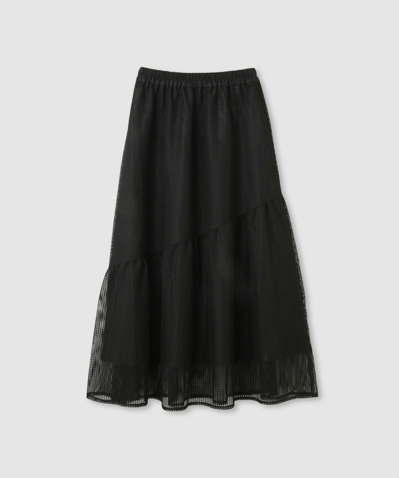 Idnes  メッシュレーススカート レディース商品画像-2