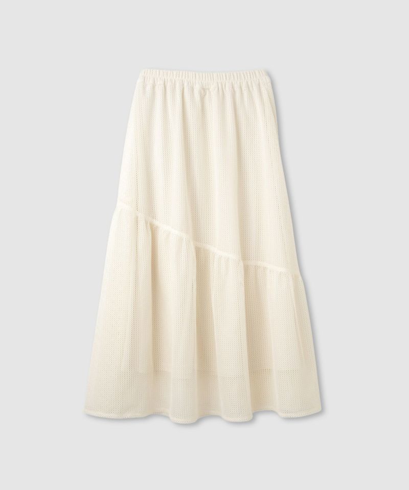 Idnes  メッシュレーススカート レディース商品画像-3