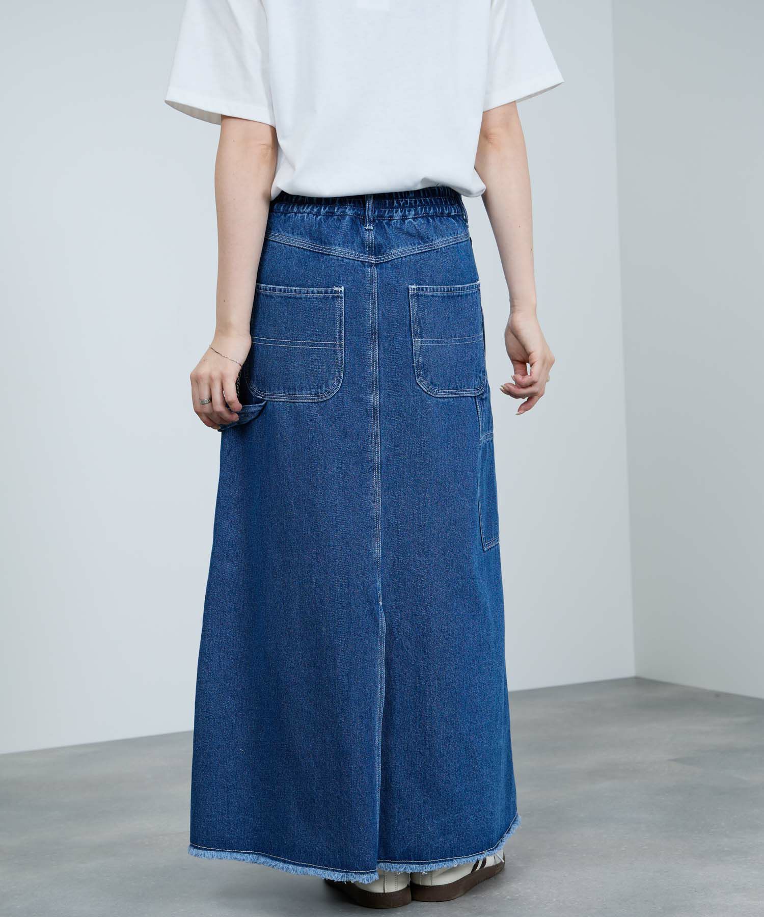 nAvy  毎日はきたくなるデニム「マイデニ」 ペインタースカート レディース商品画像-5