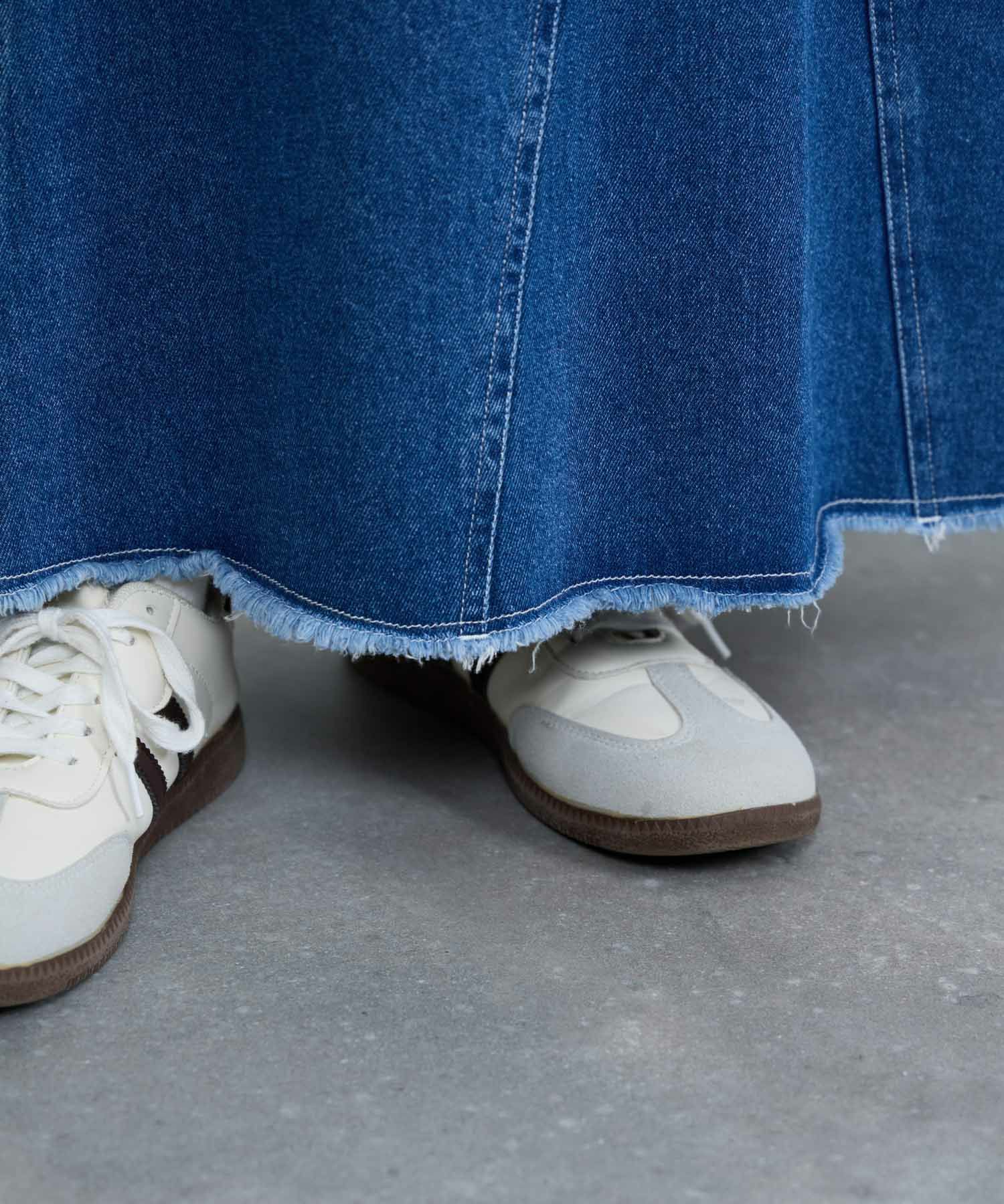 nAvy  毎日はきたくなるデニム「マイデニ」 ペインタースカート レディース商品画像-7