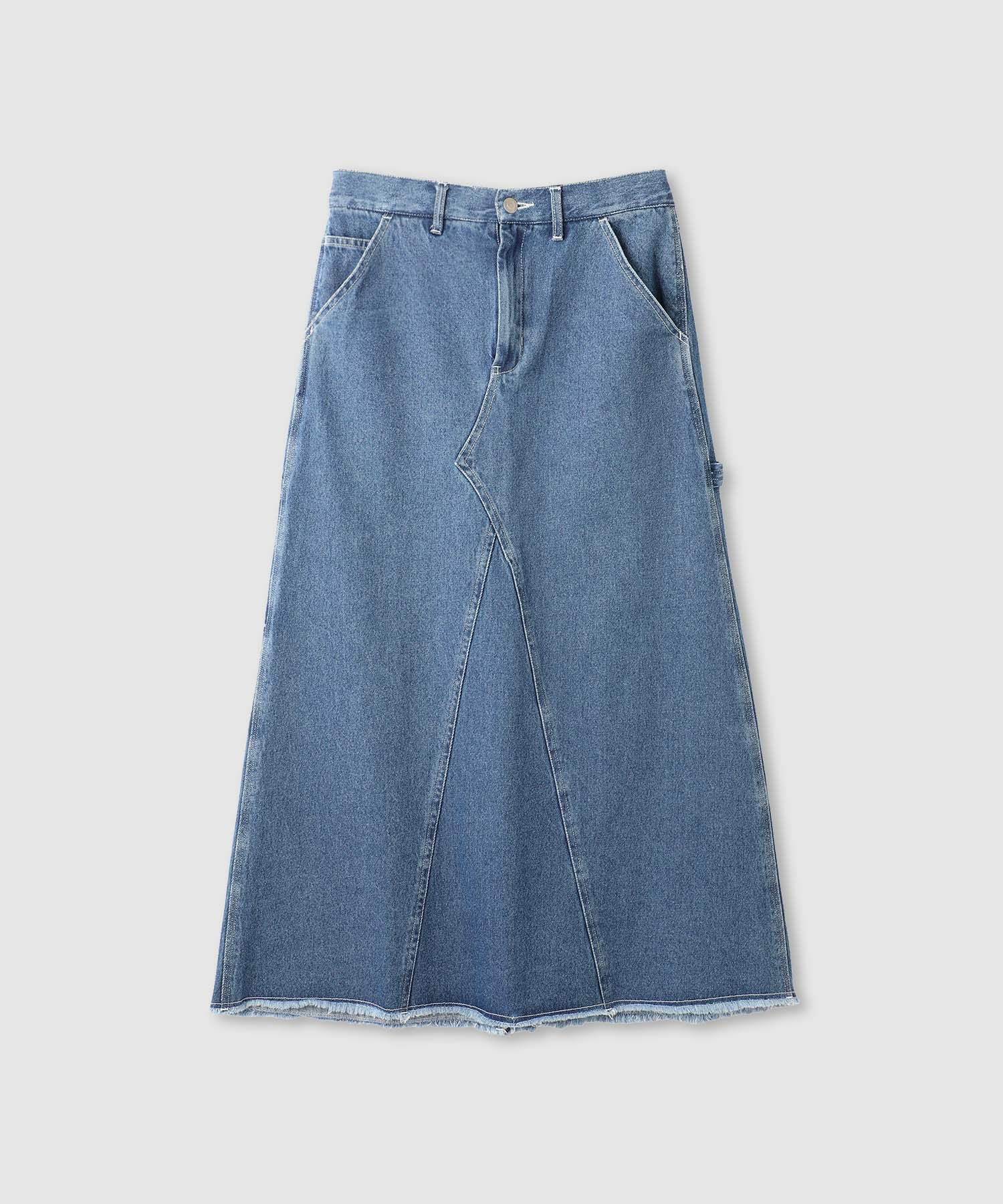nAvy  毎日はきたくなるデニム「マイデニ」 ペインタースカート レディース商品画像-19