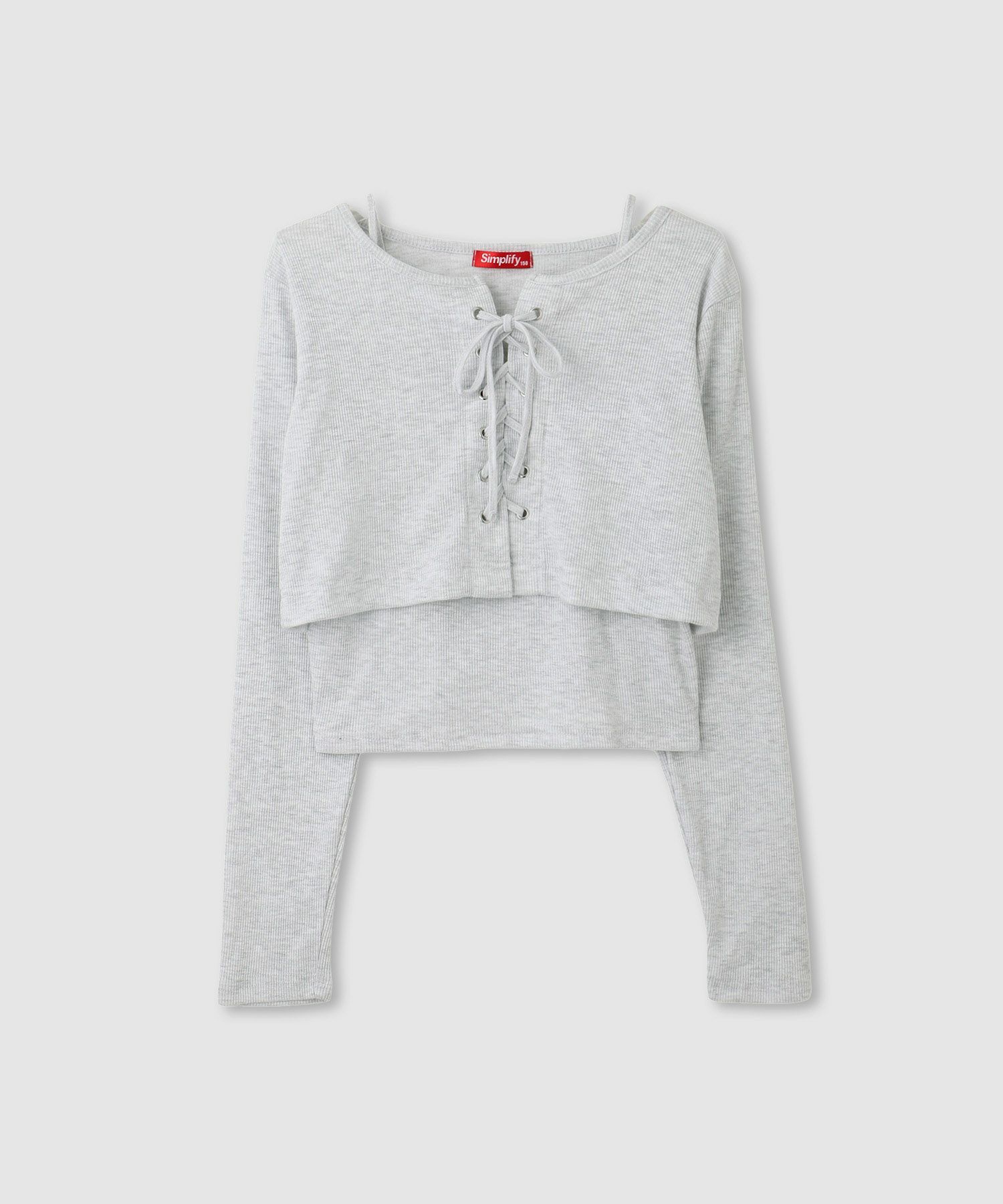 Simplify レースアッププルオーバーアンサンブル キッズ メール便 対応商品