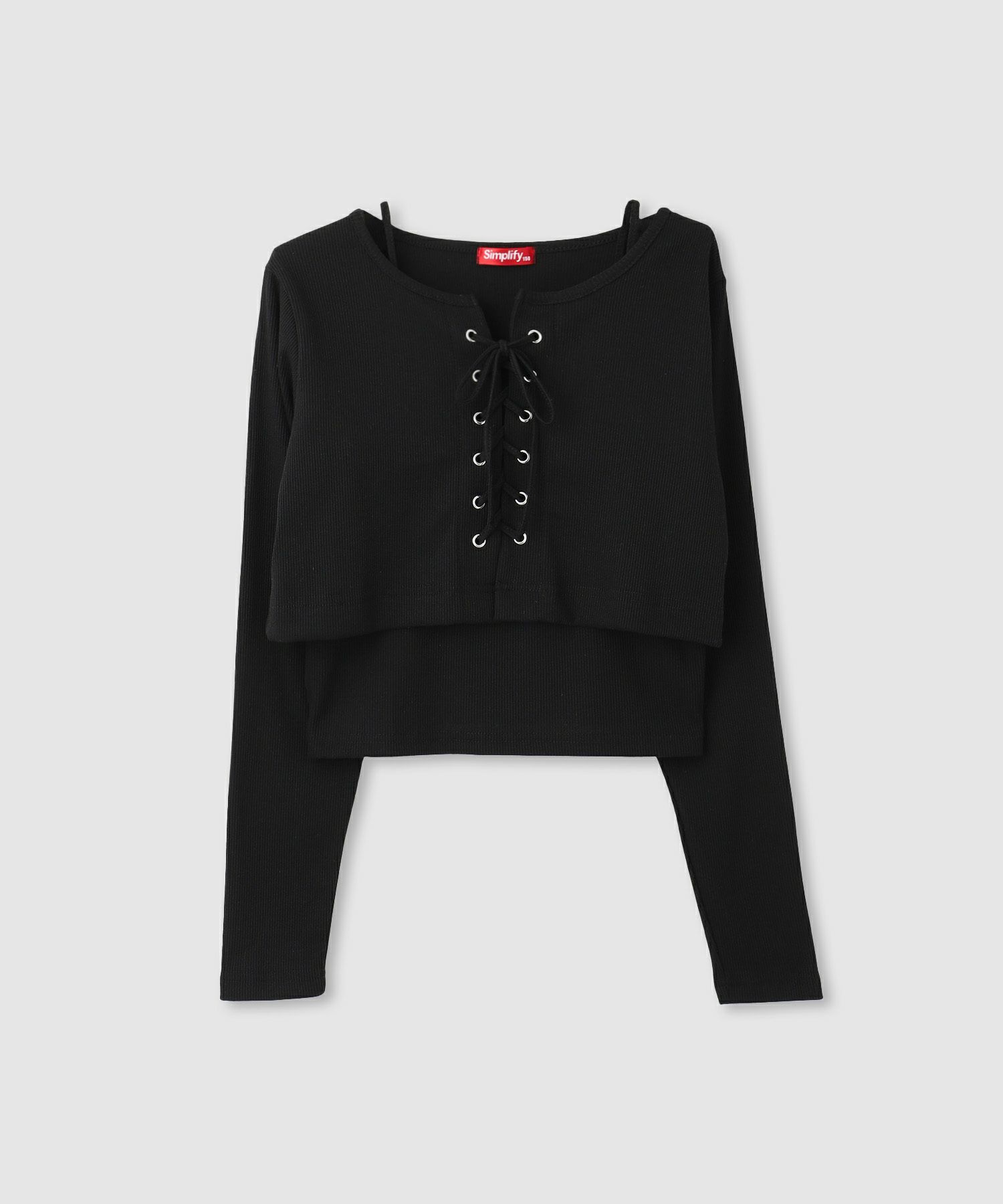 Simplify レースアッププルオーバーアンサンブル キッズ メール便 対応商品