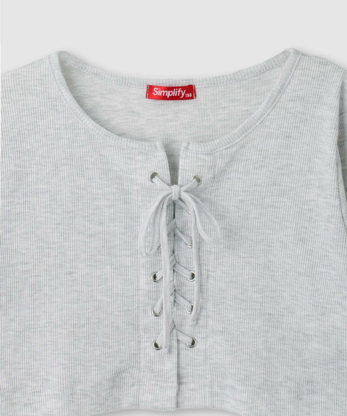 Simplify レースアッププルオーバーアンサンブル キッズ メール便 対応商品