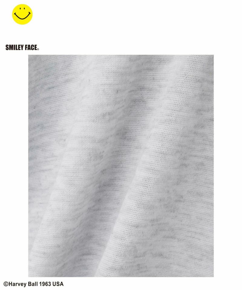 Simplify  スマイリーフェイス ポンチ素材プリントビッグパーカー キッズ商品画像-18