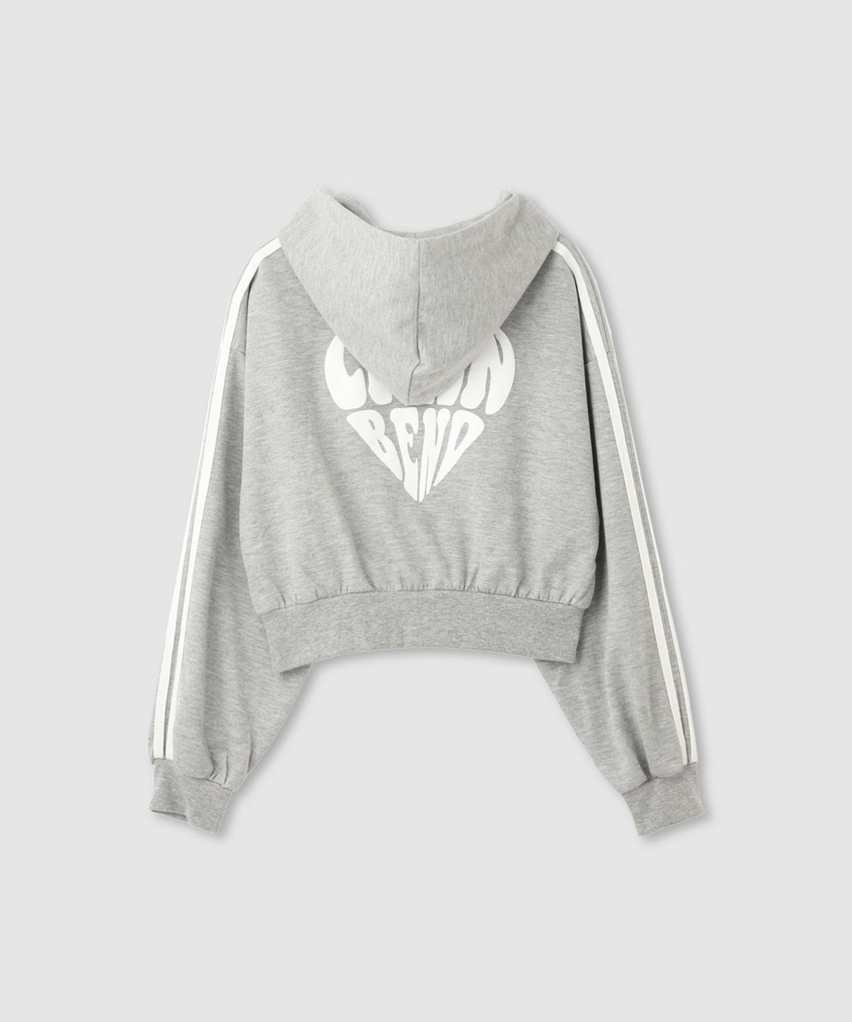 Simplify ポンチ素材 短丈ZIPパーカーアンサンブル キッズ