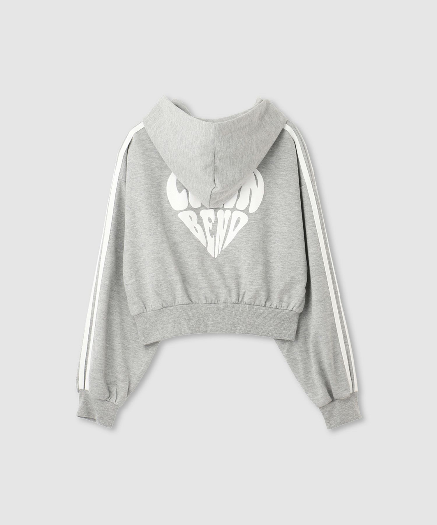 Simplify ポンチ素材 短丈ZIPパーカーアンサンブル キッズ